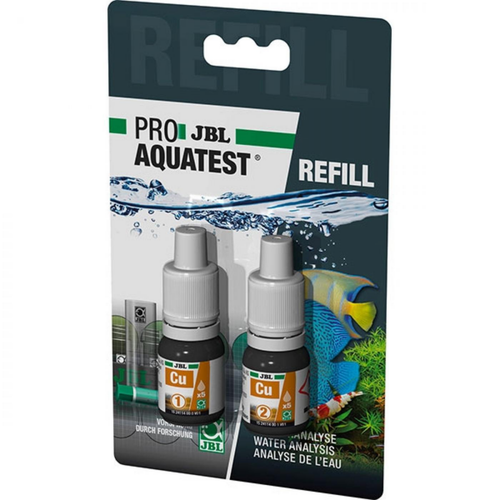 Visuel 1 du produit Kit de recharge test cuivre pour aquarium JBL ProAquaTest Cu