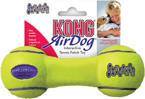 Visuel 1 du produit Jouet pour chien Airdog Dumbbell Kong coloris jaune - Taille L
