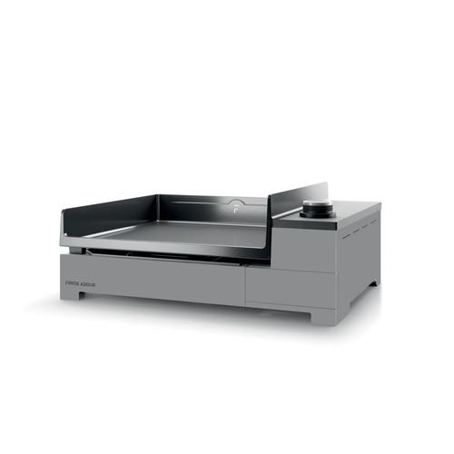 Visuel 1 du produit Plancha Premium électrique 45 coloris noir en acier Forge Adour - 60,3 x 44,1 x 24,1 cm