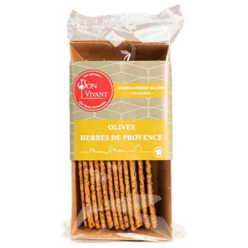 Visuel 1 du produit Craquines apéritives herbes de Provence Bon Vivant - 80 g