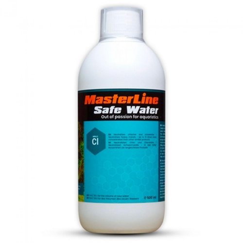 Visuel 1 du produit Neutralisant d'eau aquarium, non-toxique, MASTERLINE Safe Water - 500ml