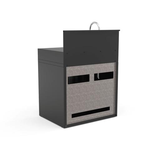 Visuel 3 du produit Support évier coloris noir en acier - 80 x 60 x 109 cm