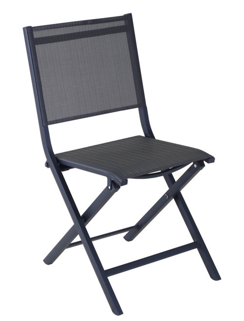 Visuel 1 du produit Chaise pliante en aluminium et toile textylène Proloisirs Max - 90 cm