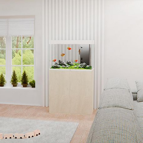 Visuel 2 du produit Meuble pour aquarium CIANO Emotions Pro 80 - Oak Oasis - Dimensions 80x30x50cm