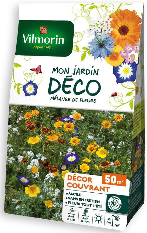 Visuel 1 du produit Graines de fleurs en mélange décor couvrant 50 m² Vilmorin - graines à semer