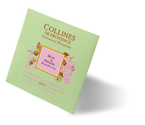 Visuel 1 du produit Pochette parfumée musc et pistache Collines de Provence Duos parfumés - 6 g
