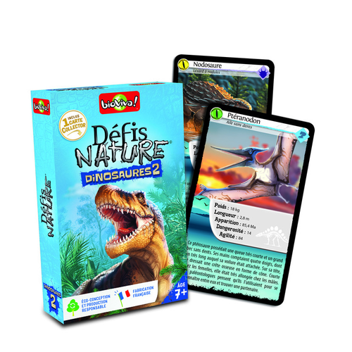 Visuel 1 du produit Jeu de cartes Bioviva Dinosaures 2 - Version 2002