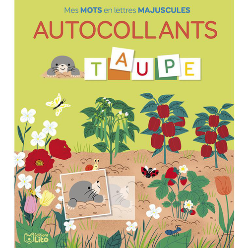 Visuel 1 du produit Livre autocollants "Le jardin", Ed LITO