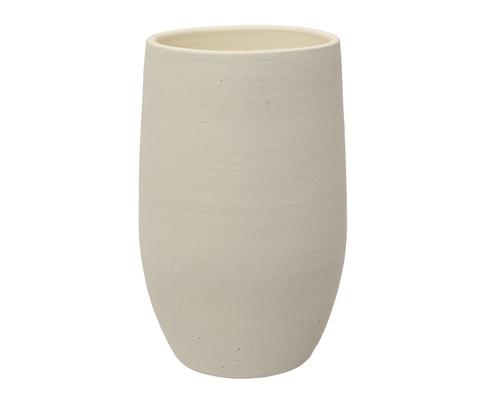 Visuel 1 du produit Vase en terre cuite blanc - Ø 19 x H 30 cm
