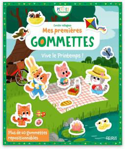 Visuel 1 du produit Livre "Mes premières gommettes - Vive le printemps ! Éditions Fleurus