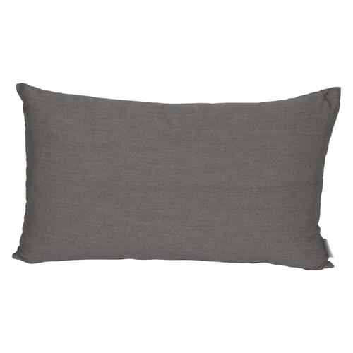 Visuel 1 du produit Coussin de dossier coloris gris en polyacrylique Holly - 75 x 46 x 20 cm