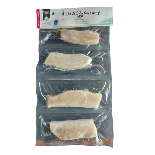 Visuel 1 du produit Dos de colin lieu 100% Natur'amie - 400 g