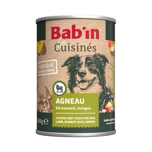 Visuel 1 du produit Aliment humide pour chien Bab’in Terrine agneau - 400 g