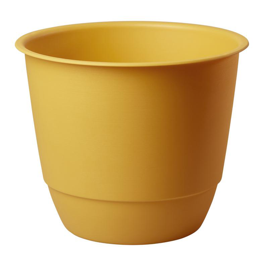 Visuel 1 du produit Pot en matière recyclée coloris jaune curcuma Poetic Joy 40 - Ø 38,6 x H 31,2 cm