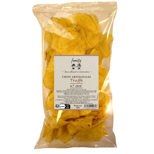 Visuel 1 du produit Chips artisanales à la truffe n°005 Family Chips - 125 g