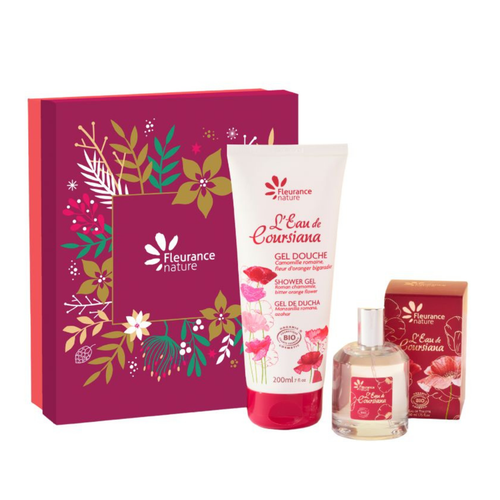 Visuel 1 du produit Coffret parfum et gel douche bio Fleurance Nature Senteurs de Coursiana - 250 ml