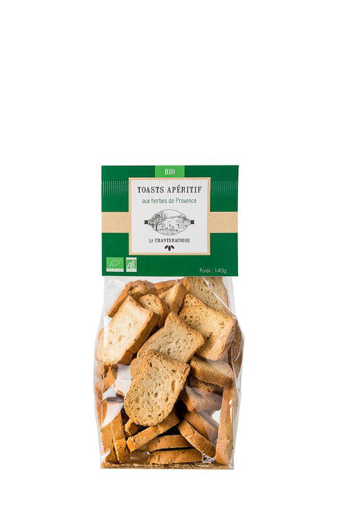 Visuel 1 du produit Toasts bio aux herbes de Provence Chanteracoise - 140 g