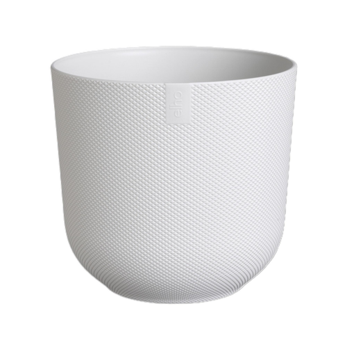 Visuel 1 du produit Cache-pot en plastique blanc soie Elho Jazz - Ø 30 cm