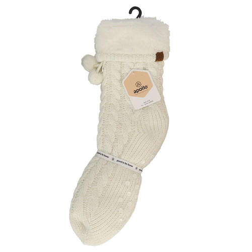 Visuel 3 du produit Chaussettes avec fourrure pour femme Apollo - taille unique