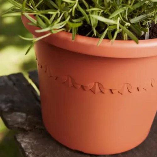 Visuel 5 du produit Pot en plastique recyclé Terra Elho Algarve Cilindro - Ø 48 x H 40 cm