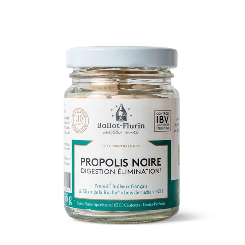 Visuel 1 du produit Propolis noire Digestion et Élimination Ballot-Flurin - Flacon de 120 comprimés