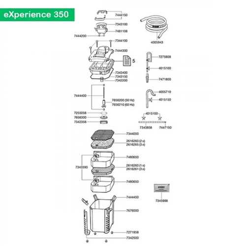 Visuel 2 du produit Adaptateur complet, pièce détachée, matière résistante - EHEIM PIÈCES DÉTACHÉES - modèle 7481108