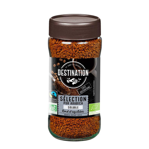 Visuel 1 du produit café bio instantane lyophilise arabica Destination - 100 g