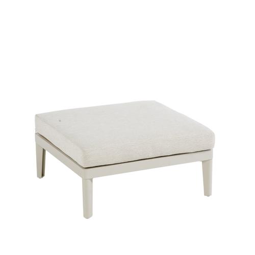 Visuel 2 du produit Table basse avec assise possible coloris beige en aluminium Sollya - 72 x 72 x 26 cm