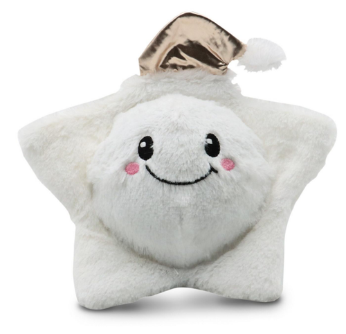 Visuel 3 du produit Peluche balle de Noël pour chien coloris blanc Croci White Friends - 18/23 cm