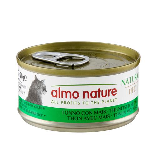 Visuel 1 du produit Pâtée pour chat HFC Natural au thon et maïs Almo Nature - 70 g