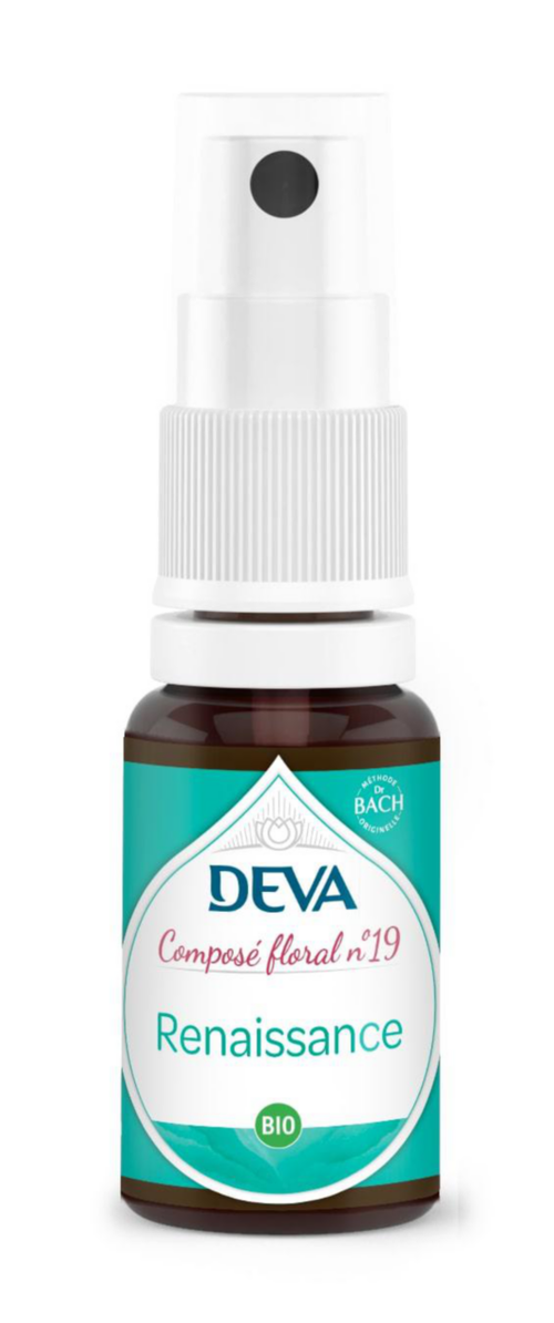 Visuel 1 du produit Complément alimentaire composé floral renaissance bio Deva - spray 15 ml