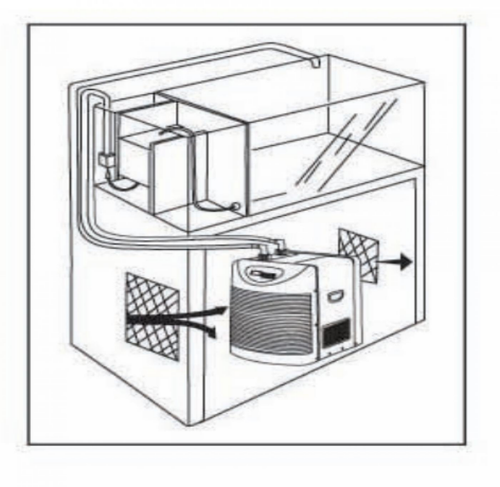 Visuel 4 du produit Groupe froid réversible pour aquarium jusqu'à 3m3, matière résistante - AQUAVIE modèle ICE 3000