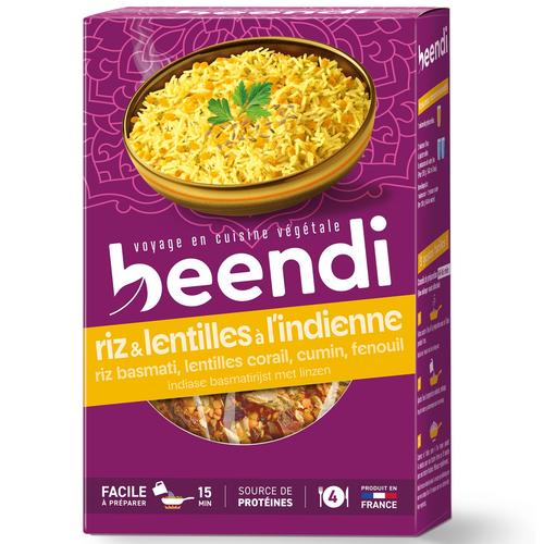 Visuel 1 du produit Riz et lentilles à l’indienne Beendi - 250 g