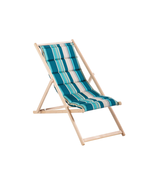 Visuel 1 du produit Chilienne matelassée Serenea en coton Jardin privé - 127 x 56 x 3,5 cm