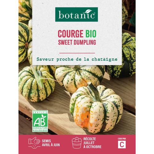 Visuel 1 du produit Graines de courgette sweet dumpling bio botanic® - graines à semer