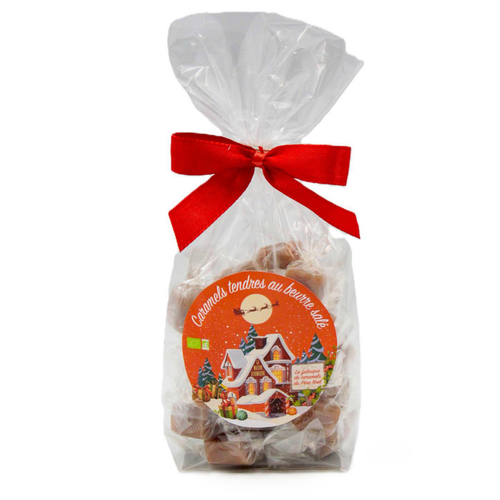 Visuel 1 du produit Caramels au beurre salé de Noël bio Maison Armorine - en sachet de 150 g
