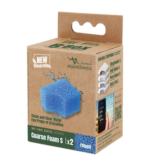Visuel 1 du produit Mousse de filtration grosse pour aquarium coloris bleu Aquatlantis B-Box coarse foam - Taille S