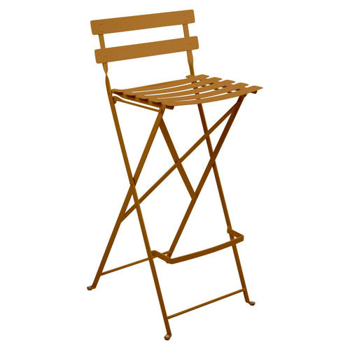 Visuel 8 du produit Tabouret haut Bistro en acier Fermob - 42 x 31 x 74 cm