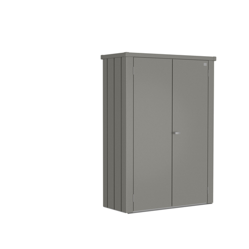 Visuel 1 du produit Armoire pour terrasse Romeo coloris gris en acier galvanisé - 132 x 57 x 81 cm
