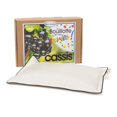 Visuel 1 du produit Bouillotte aux PÃ©pins de Cassis BoÃ®te 18 x 25 cm beige