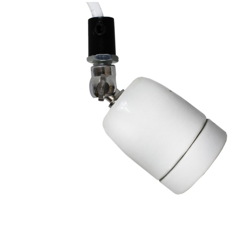 Visuel 2 du produit Support de lampe pour terrarium en porcelaine coloris blanc Reptile Planet Repti Socket