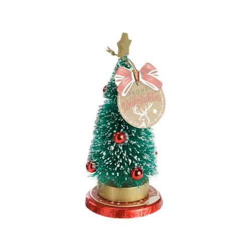 Visuel 1 du produit Sapin de Noël sur médaillon de chocolat praliné France Décor - 38 g
