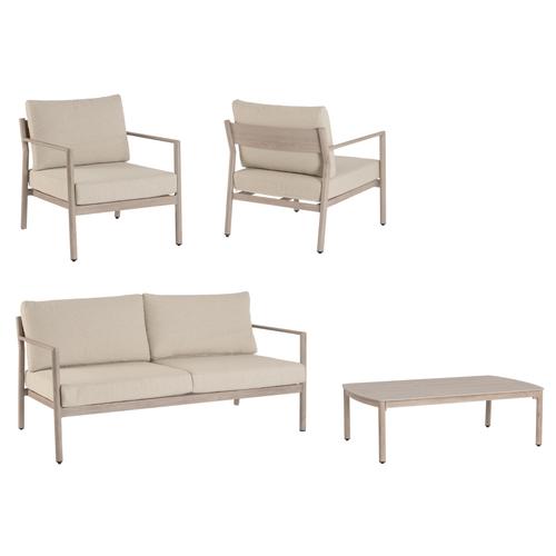 Visuel 10 du produit Salon bas naturel en aluminium Bizzotto Sirius