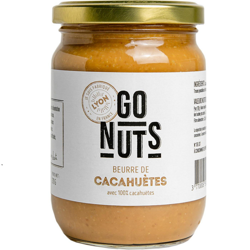 Visuel 1 du produit Beurre de cacahuètes bio Go nuts - 270 g