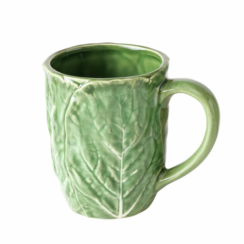 Visuel 1 du produit Mug en dolomite vert Cabbage - Ø 9 x H 11,5 cm