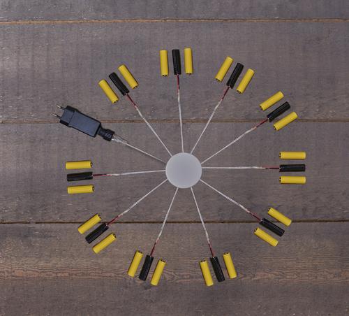 Visuel 2 du produit Adaptateur transformateur pour piles 4,5V 10x3AAA coloris noir indice de protection IP20
