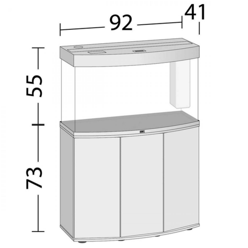 Visuel 2 du produit Aquarium équipé en chêne clair JUWEL AQUARIUM vision 180 - 180L