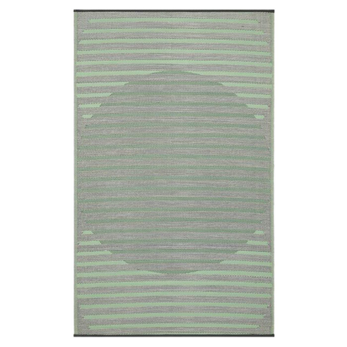 Visuel 2 du produit Tapis coloris vert en polypropylène recyclé - 180 x 270 cm