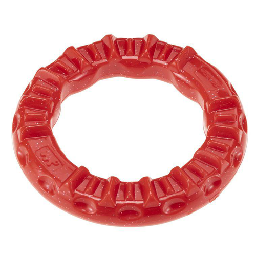 Visuel 1 du produit Jouet dentaire pour chien coloris rouge Ferplast Smile â€“ 8,5 x 1,7 cm