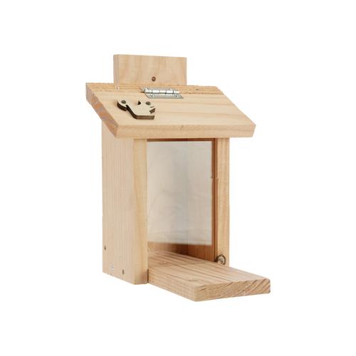 Visuel 1 du produit Mangeoire pour écureuil en bois coloris naturel